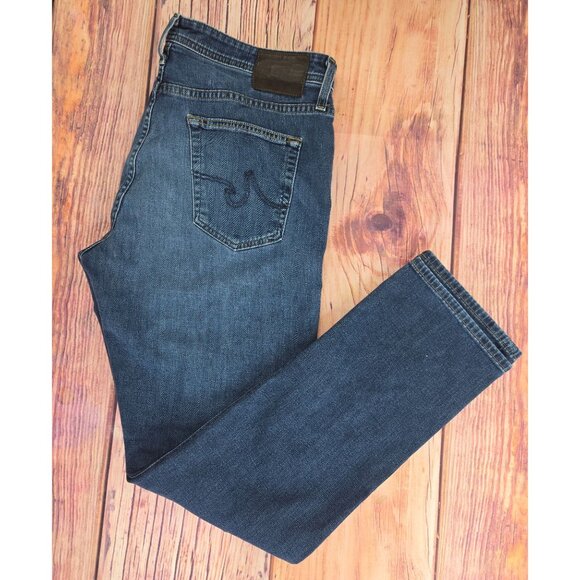 AG Adriano Goldschmied The Everett Slim Straight Jeans 36x32 Mens - Picture 3 of 9